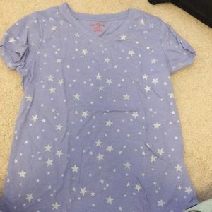 Purple T-shirt with stars